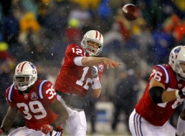 Tom Brady, Laurence Maroney, Sebastian Vollmer