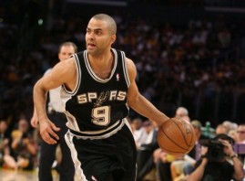 TONY PARKER OF THE SAN ANTONIO SPURS